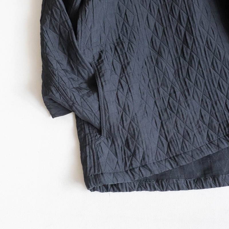 Cagoule Shirt - Polyester Geo Quilt Black