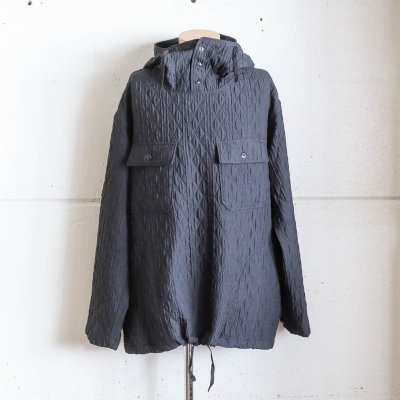 Cagoule Shirt - Polyester Geo Quilt Black