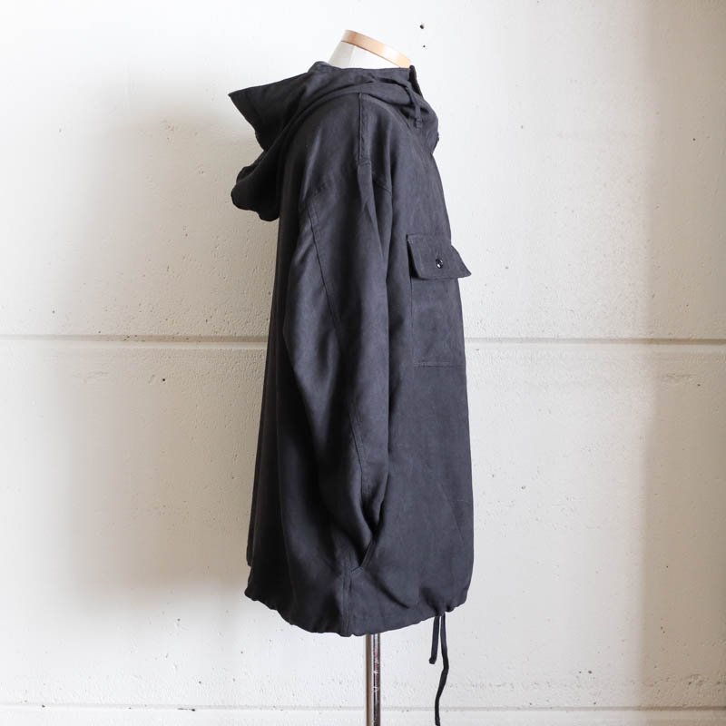 Cagoule Shirt - Lt.Weight Fake SuedeBlack