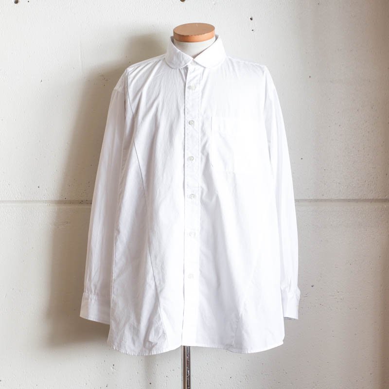 ENGINEERED GARMENTS Flared Shirt - 100's 2Ply Broadcloth　White