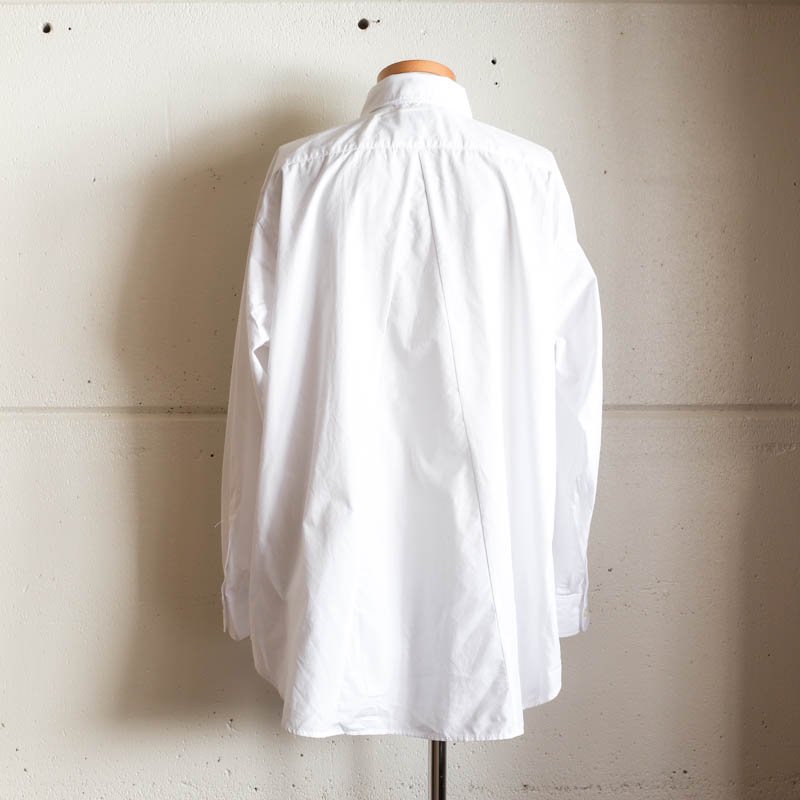 Flared Shirt - 100's 2Ply BroadclothWhite

