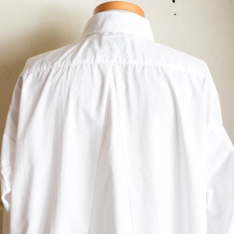 ENGINEERED GARMENTS Flared Shirt - 100's 2Ply Broadcloth　White