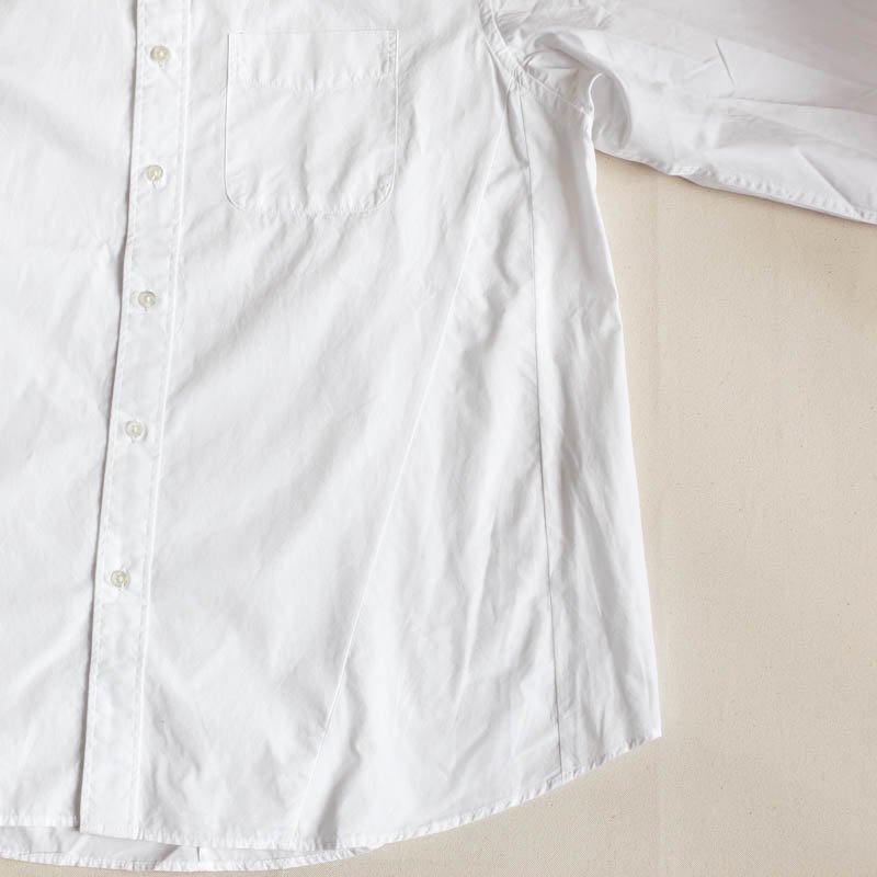 Flared Shirt - 100's 2Ply BroadclothWhite

