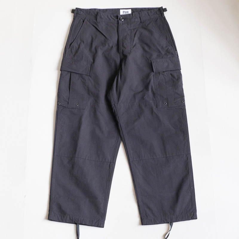 THE CORONA UTILITY 357 B.D.U SLACKS 　Black Ripstop Poplin