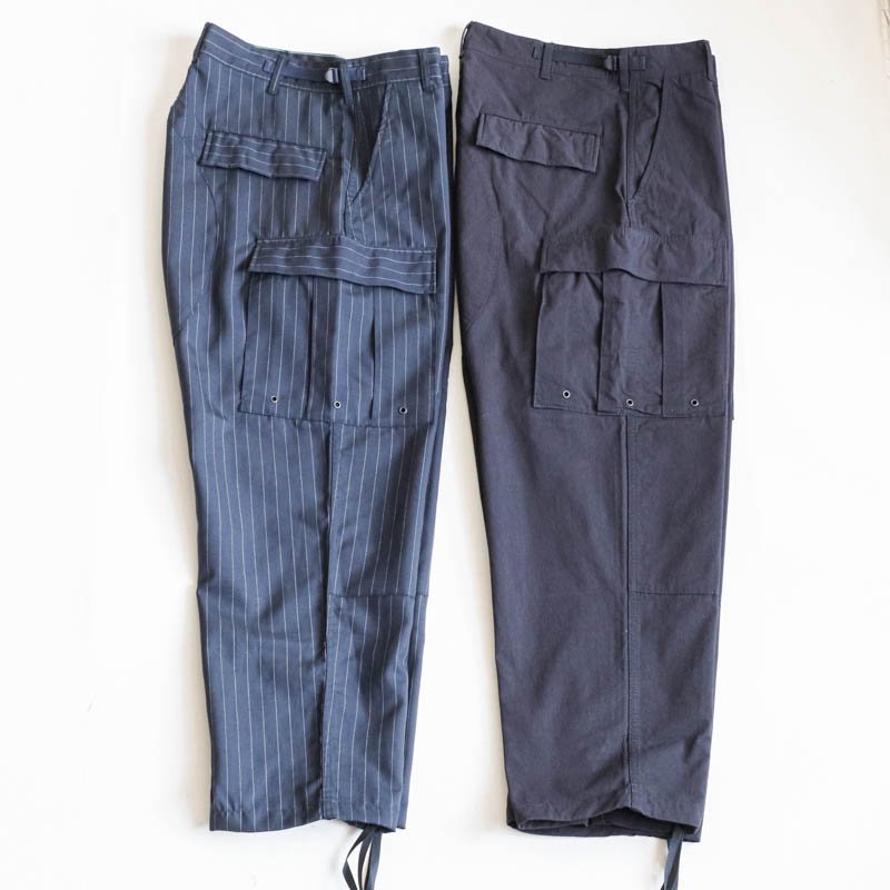 357 B.D.U SLACKS Black Ripstop Poplin