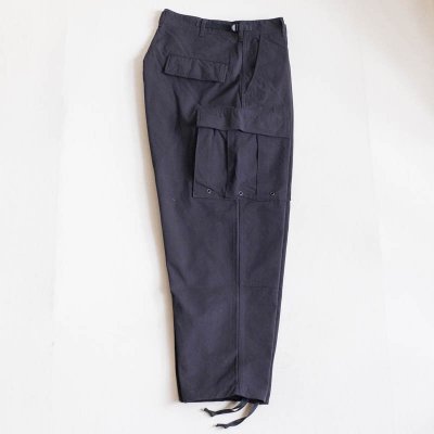 357 B.D.U SLACKS Black Ripstop Poplin