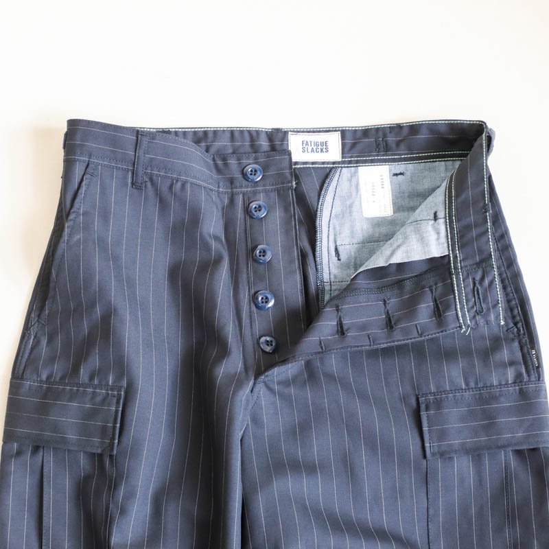 357 B.D.U SLACKS Pin Stripe/Navy