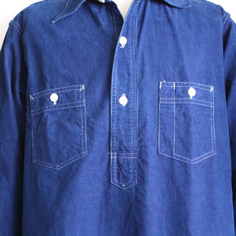 No.2 Shirt  Cotton Cords Indigo
