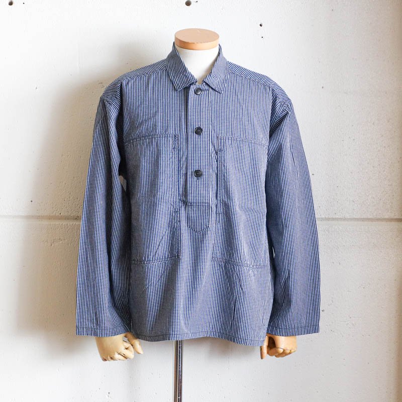 ARMY SHIRTIndigo check Indigo