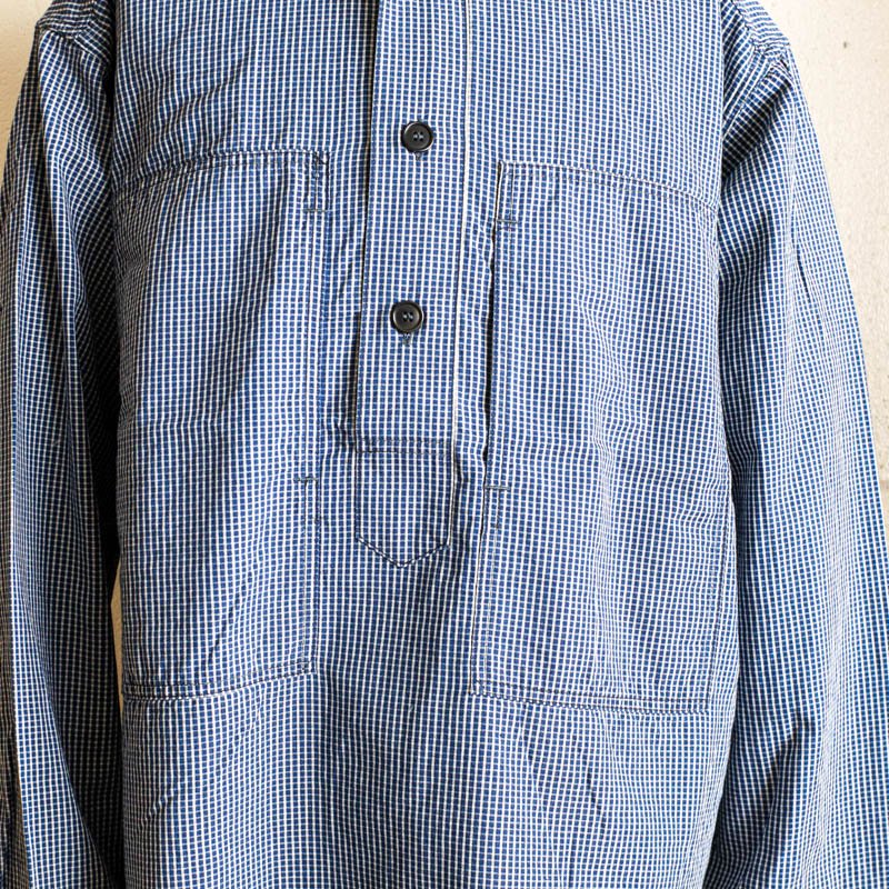 ARMY SHIRTIndigo check Indigo