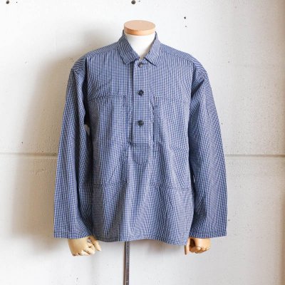 ARMY SHIRTIndigo check Indigo