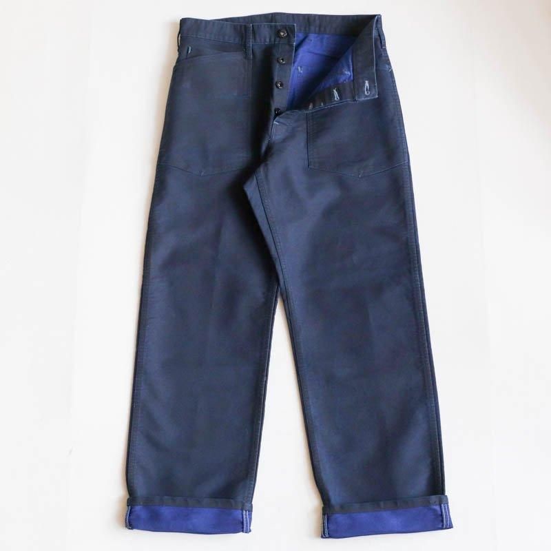 indigo whale ブラック　刺し子　オーバーオール Mサイズ over size half zip nylon po / black | wee9s | ウィークス