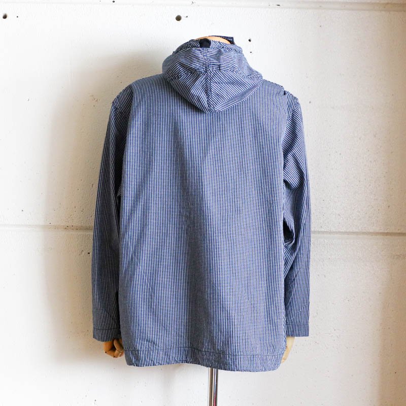 NAVY Parka  Indigo check Indigo