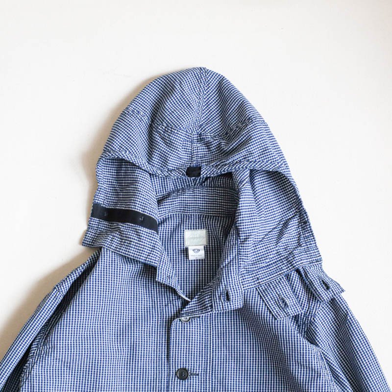 NAVY Parka  Indigo check Indigo