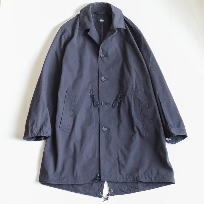 THE CORONA UTILITY C-FIELD COAT　Black Ripstop Poplin