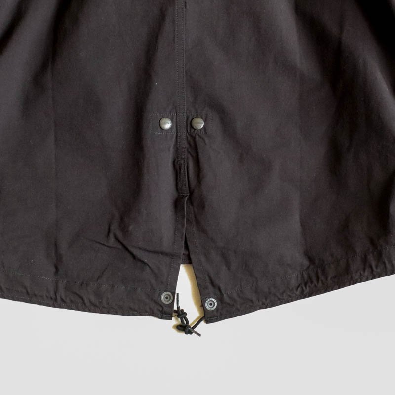 C-FIELD COATBlack Ripstop Poplin