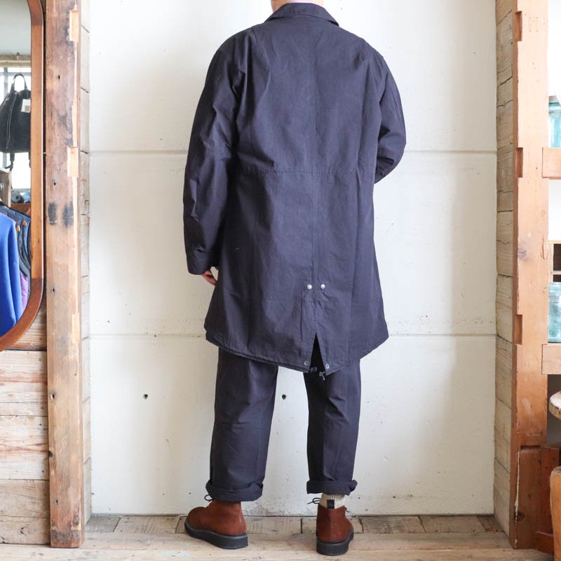 THE CORONA UTILITY C-FIELD COAT　Black Ripstop Poplin