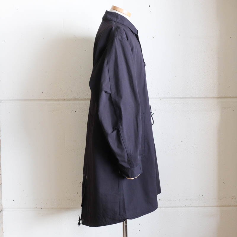 C-FIELD COATBlack Ripstop Poplin