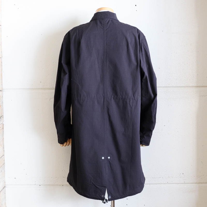 THE CORONA UTILITY C-FIELD COAT　Black Ripstop Poplin