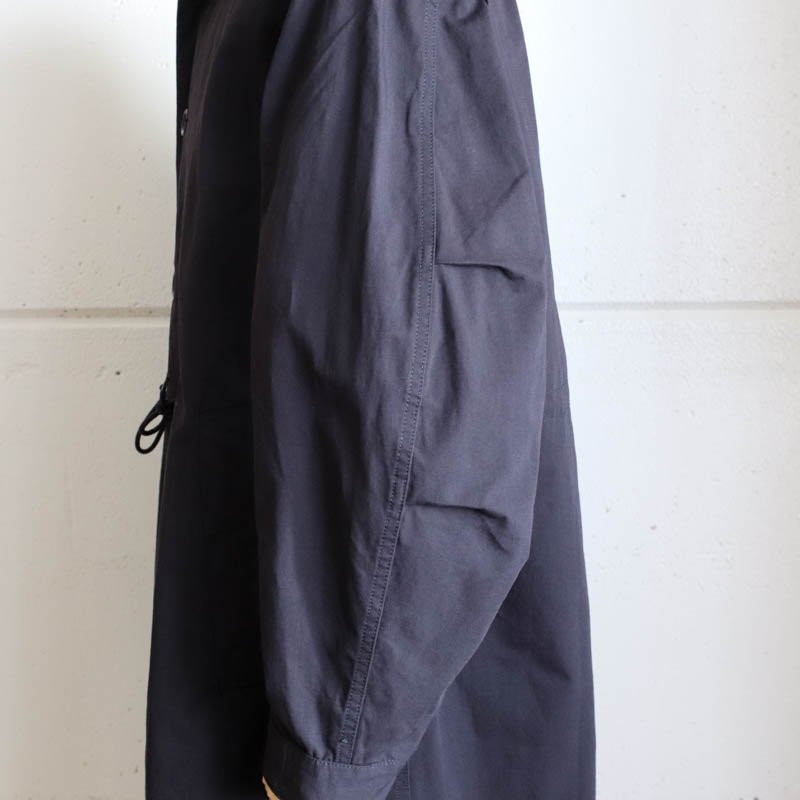 C-FIELD COATBlack Ripstop Poplin