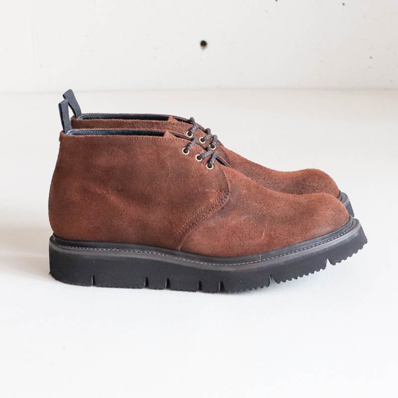 Quilp by Tricker's Chukka Boots　Waxy Suede　Brown