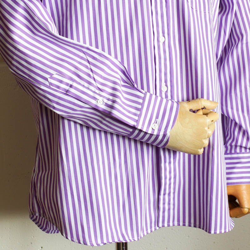 Barber Stripe  Lilac Classic Fit 