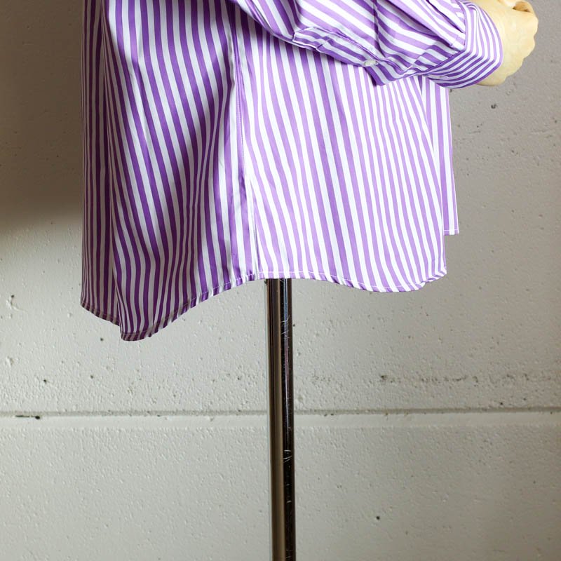 Barber Stripe  Lilac Classic Fit 