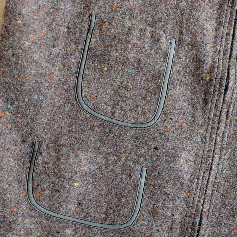POST O'ALLS 【 ポストオーバーオールズ 】Fleece Vest Trashed