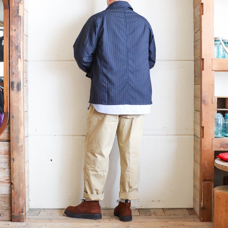 Game Jacket LightPinstripe on Navy 