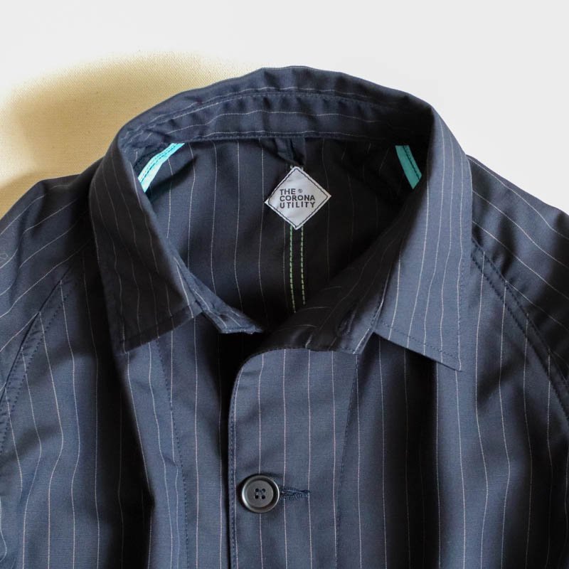 Game Jacket LightPinstripe on Navy 