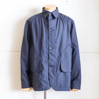 Game Jacket LightPinstripe on Navy 