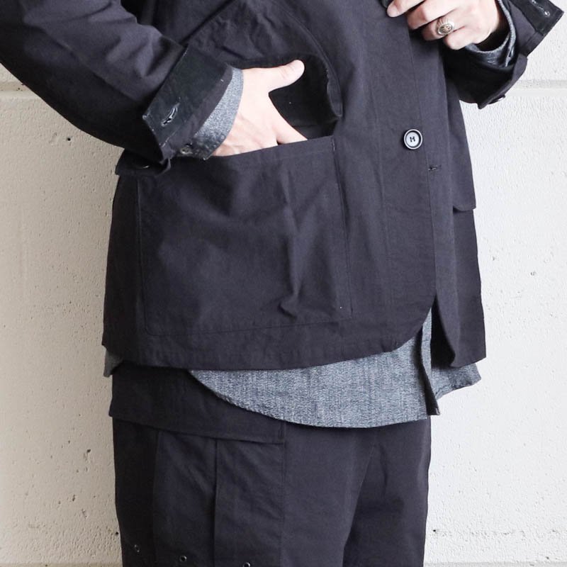 Game Jacket LightBlack Ripstop Poplin
