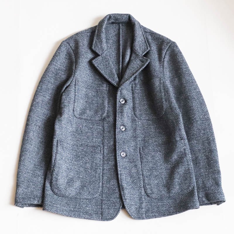 1ST PAT-RN FIELD　Sport Blazer　Herringbone Grey