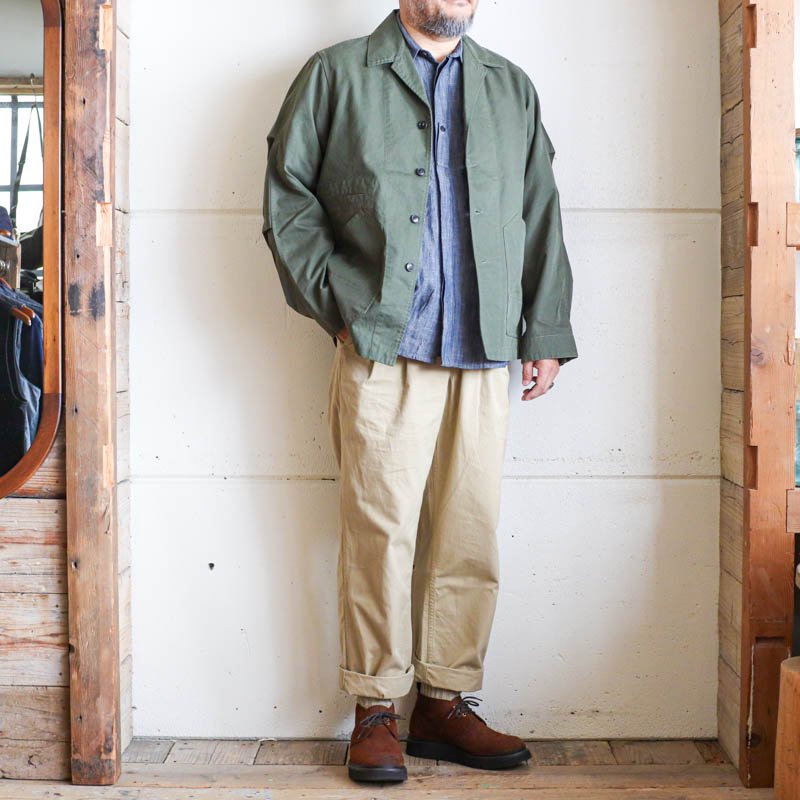 RAILROADWork JacketBrushed Micro-CanvasOlive