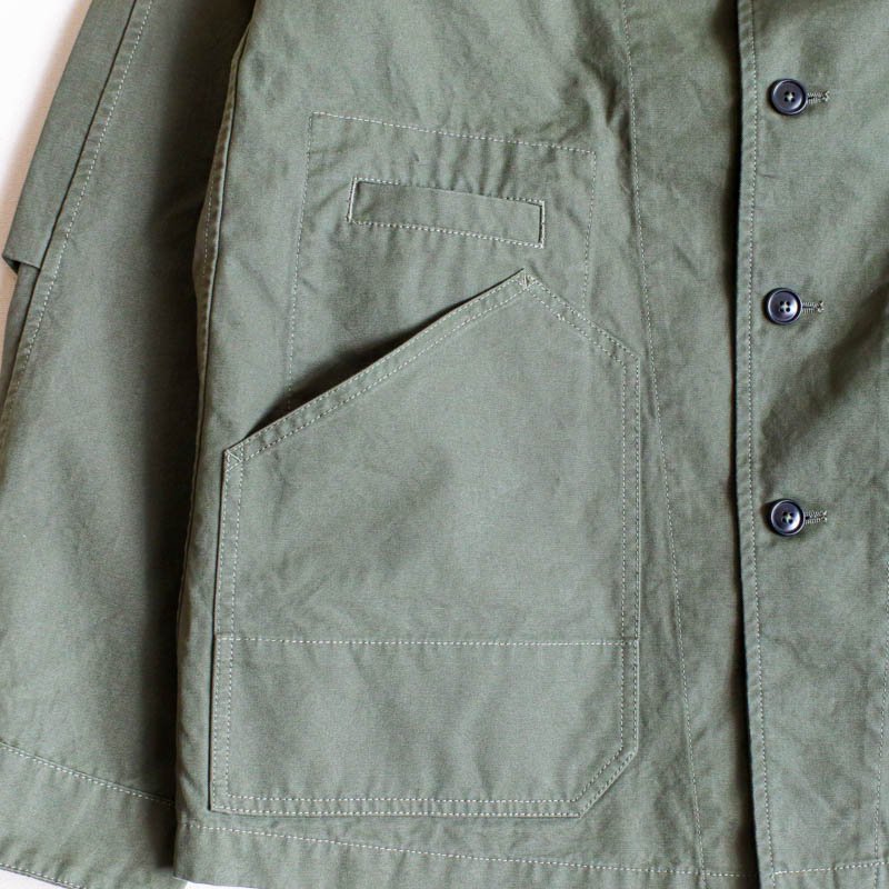 RAILROADWork JacketBrushed Micro-CanvasOlive