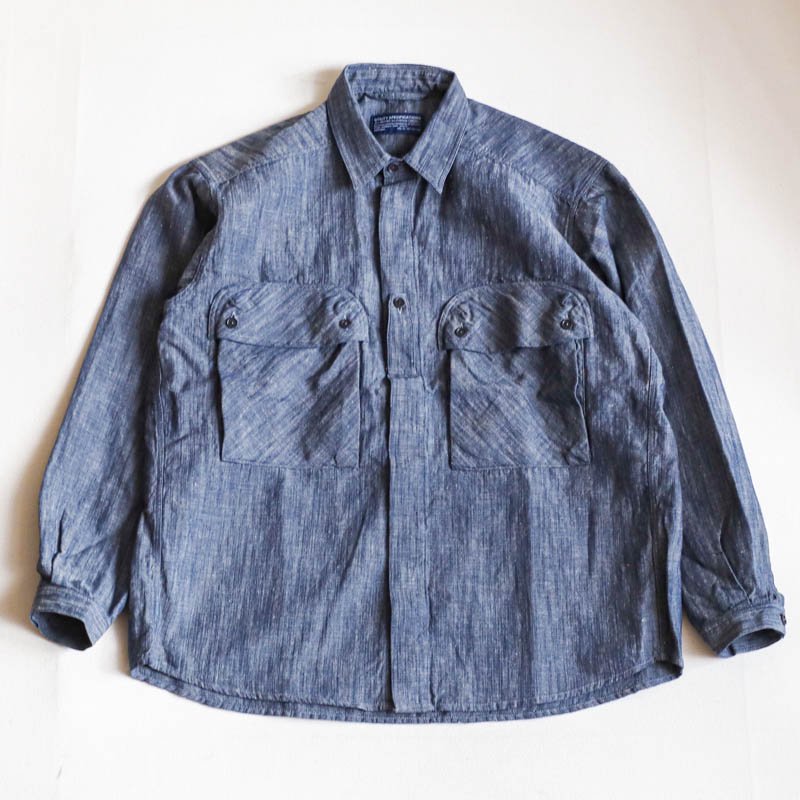 1ST PAT-RN【ファーストパターン】PATH Utility Overshirt Slub Chambray - 大阪 |  UNCLESAM【アンクルサム】