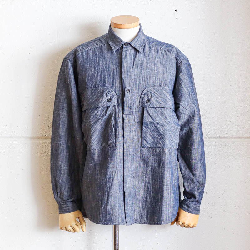 PATHUtility OvershirtSlub Chambray