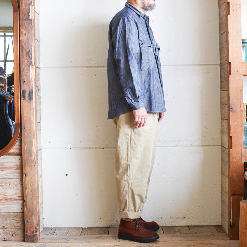 PATHUtility OvershirtSlub Chambray