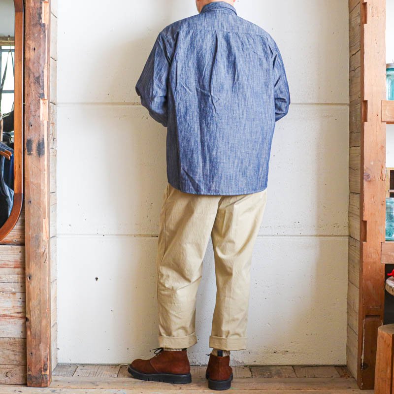 PATHUtility OvershirtSlub Chambray