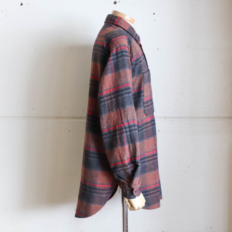 Work Shirt Cotton Plaid FlannelOrange/Red




