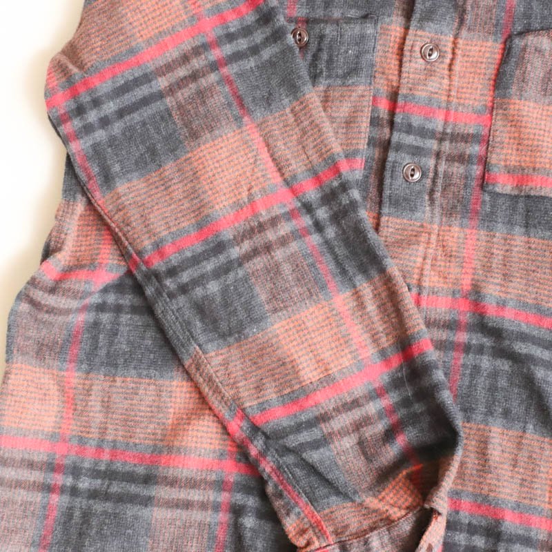 Work Shirt Cotton Plaid FlannelOrange/Red




