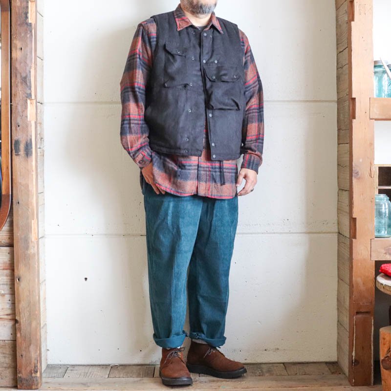 Work Shirt Cotton Plaid FlannelOrange/Red




