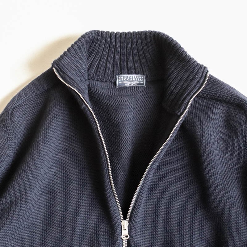 Mock Zip CardiganNavy



