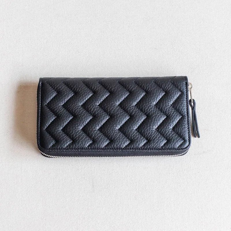 RO-RO Wallet Long  ZigzagNoir