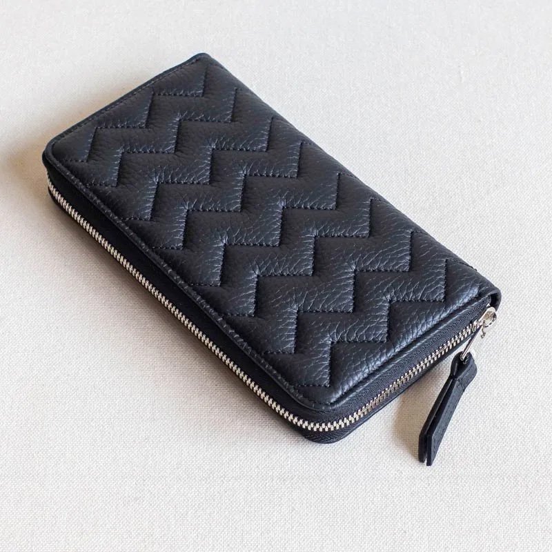 RO-RO Wallet Long  ZigzagNoir