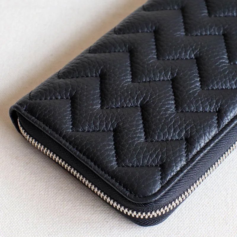 RO-RO Wallet Long  ZigzagNoir