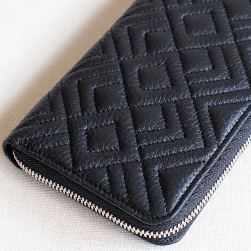 RO-RO Wallet Long  DiamondNoir