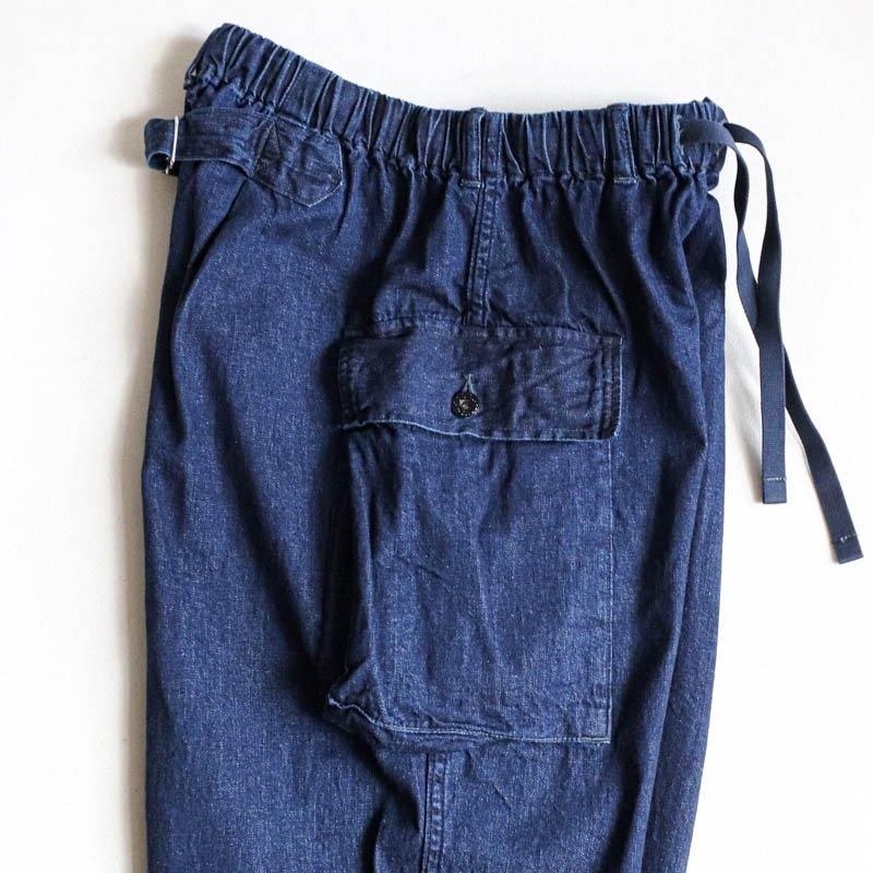 ポストオーバーオールズ　カーゴデニムパンツ　deep wash indigo ポストオーバーオールズ カーゴデニムパンツ ディープ wash