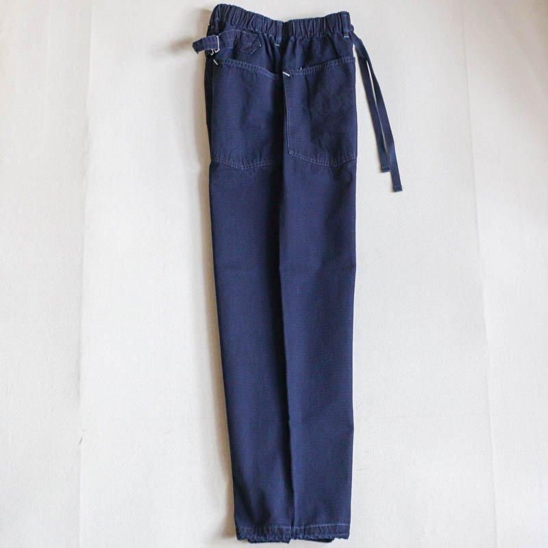 E-Z ARMY-NAVY Pants 2Cotton Dobby Ripstop Indigo Deep Wash
