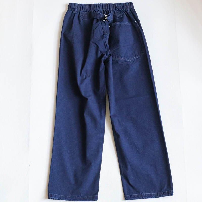 E-Z ARMY-NAVY Pants 2Cotton Dobby Ripstop Indigo Deep Wash
